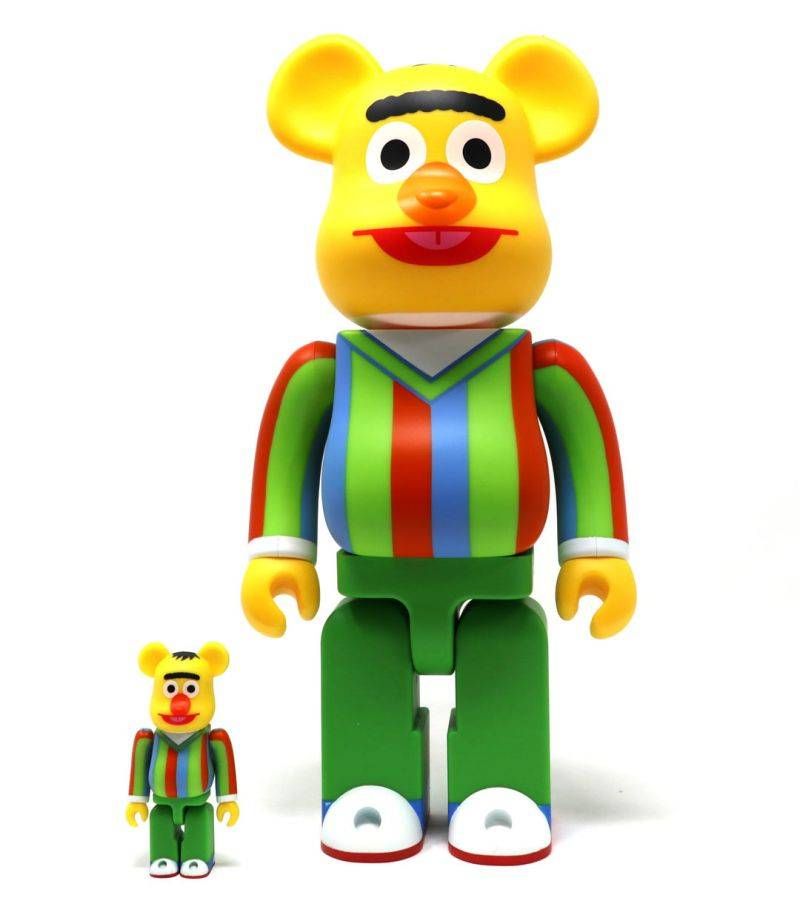 400% + 100% Bearbrick Bert (Sesame Street)