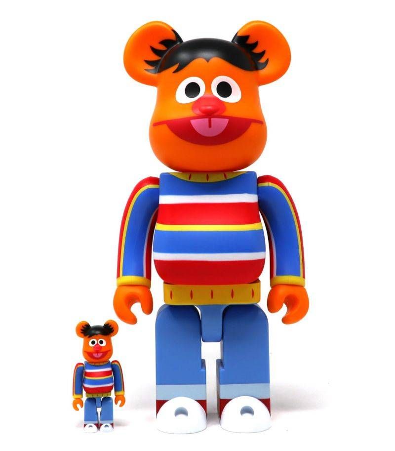 400% + 100% Bearbrick Ernie (Sesame Street)