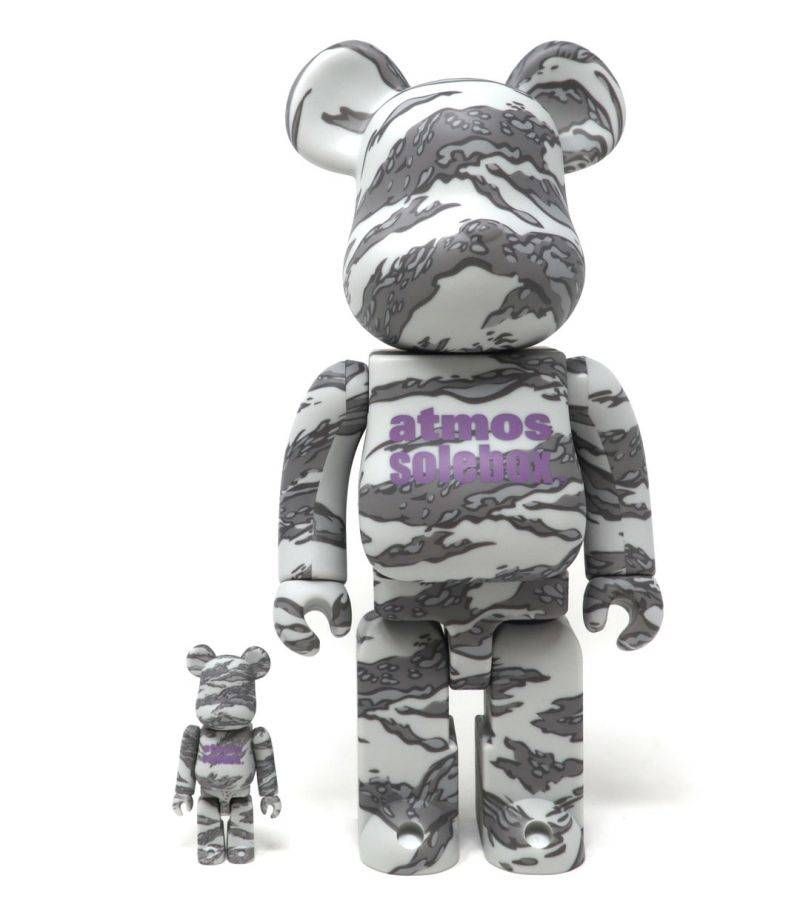 100% + 400% Bearbrick Atmos x Solebox