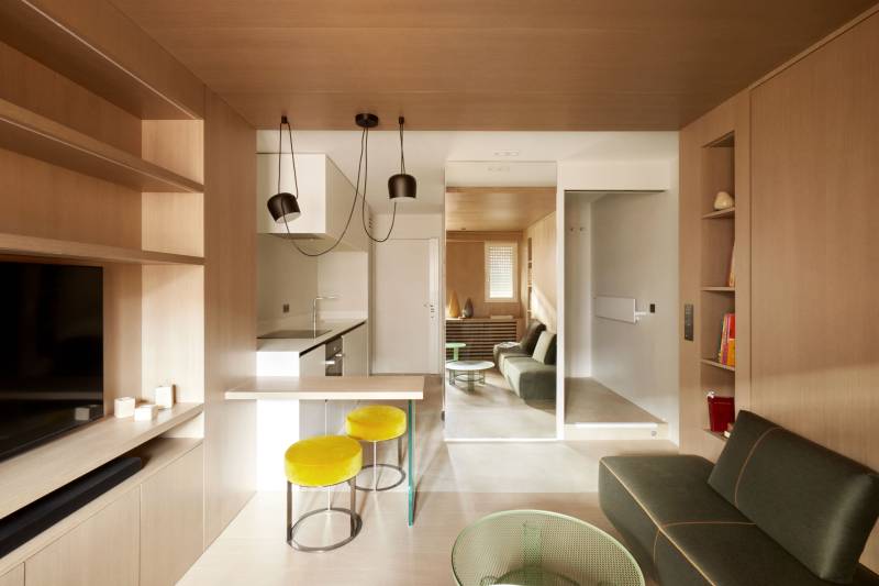 Un studio de 20m² réinventé et pensé comme un véritable appartement