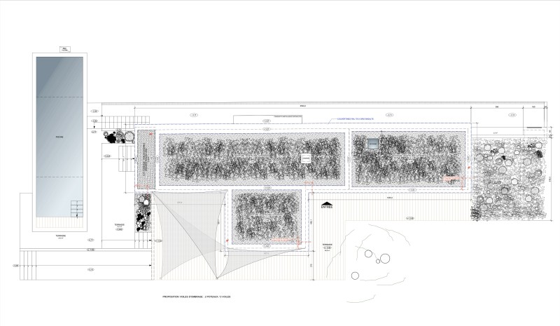 Restructuration lourde d'une villa provençale des années 60 en villa contemporaine à Aix-en-Provence
