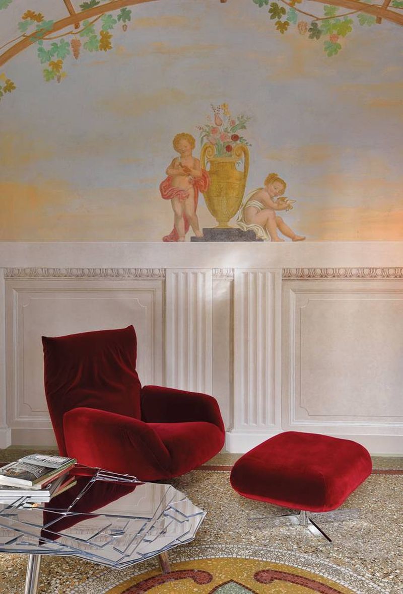 Fauteuil contemporain Modèle Chiara de Francesco Binfaré pour Edra