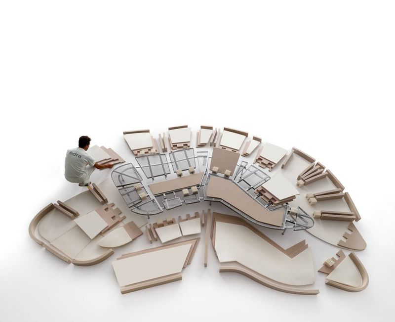 Canapés Flap-Franceso Binfaré de Edra made in Italy