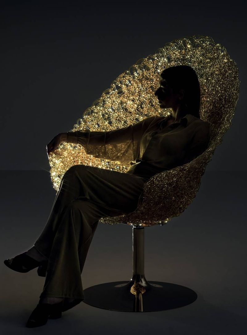 Fauteuil modèle Margherita de Francesco Binfaré pour Edra